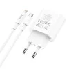 Incarcator de retea Hoco C94A Metro (PD20W) + Cablu Type-C to Lightning  [White]
